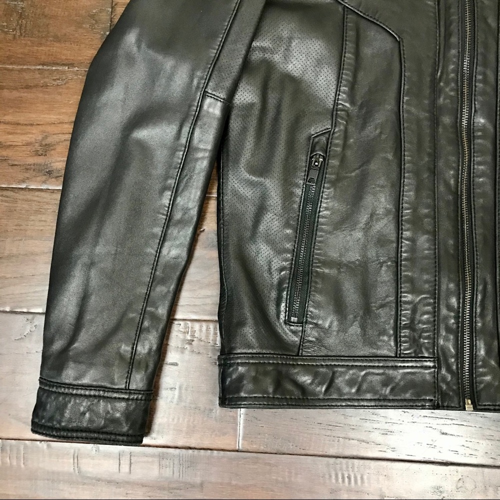 Selected Fitted Brown Leather Jacket - image 6